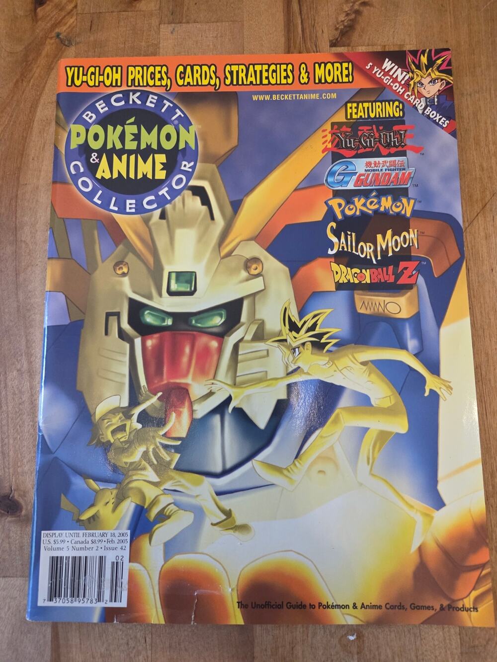 Vintage Beckett Pokémon & Anime Collector Magazine Feb 03 Issue #42 Gundam Cover